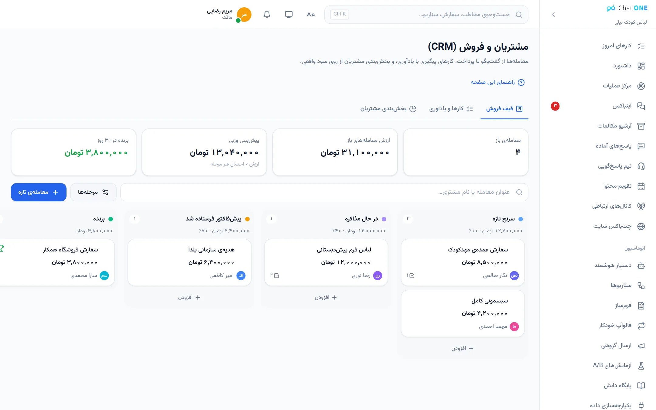 قیف فروش