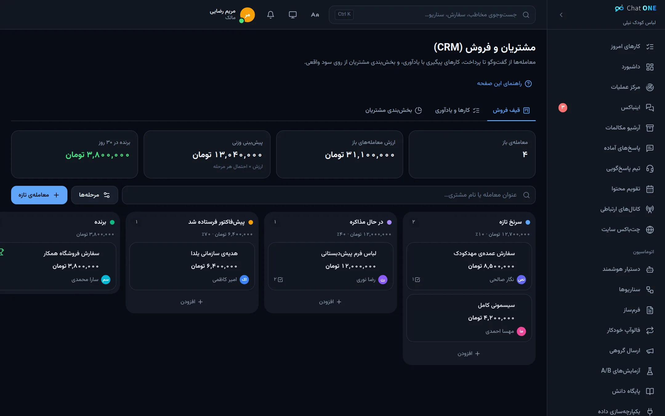 قیف فروش